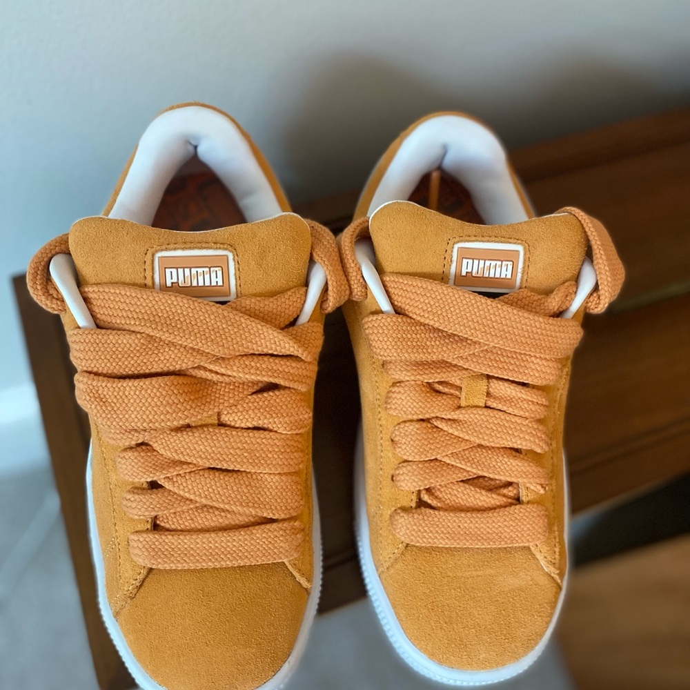 Puma Vibrant Orange Sneakers